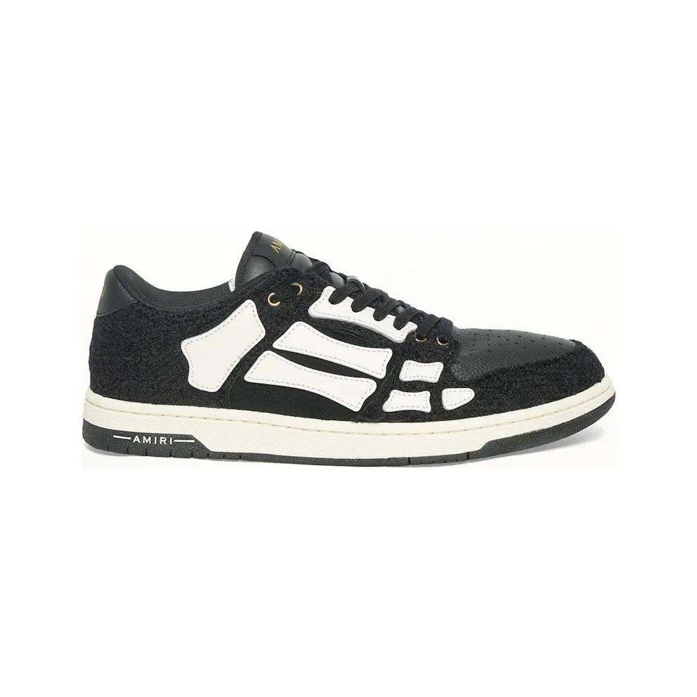 AMIRI Boucle Skel Top Low Black White (AMFOSR1169-BLACK)