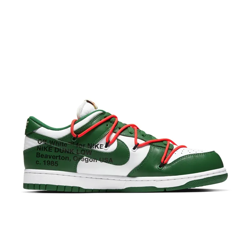 Nike x Off White Dunk Low ‘Pine Green’ (2019) (CT0856-100)