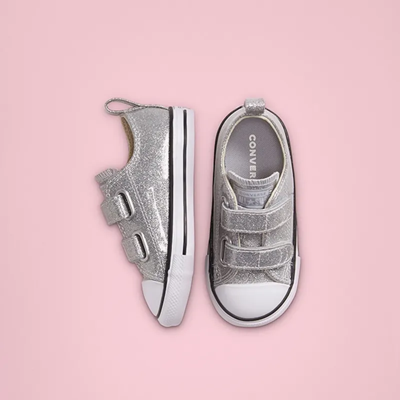 Converse Toddlers’ Coated Glitter Easy-On Chuck Taylor All Star Low Top (768470C)