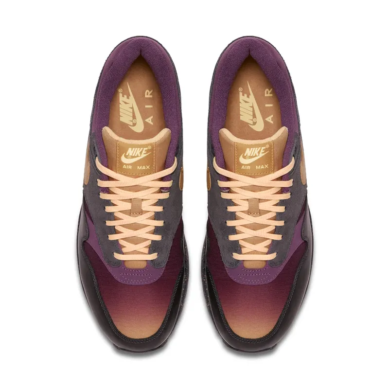 Nike Air Max 1 Pro Purple Fade Anthracite/Pro Purple-Tangerine Tint-Elemental Gold (875844-002)