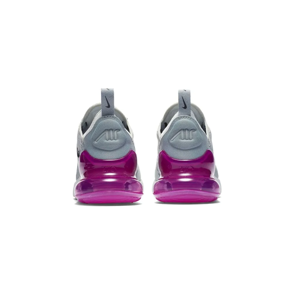 Nike Air Max 270 Barely Grey Fuchsia (W) Barely Grey/Black-Light Pumice-Fuchsia Blast-Black (AH6789-004)