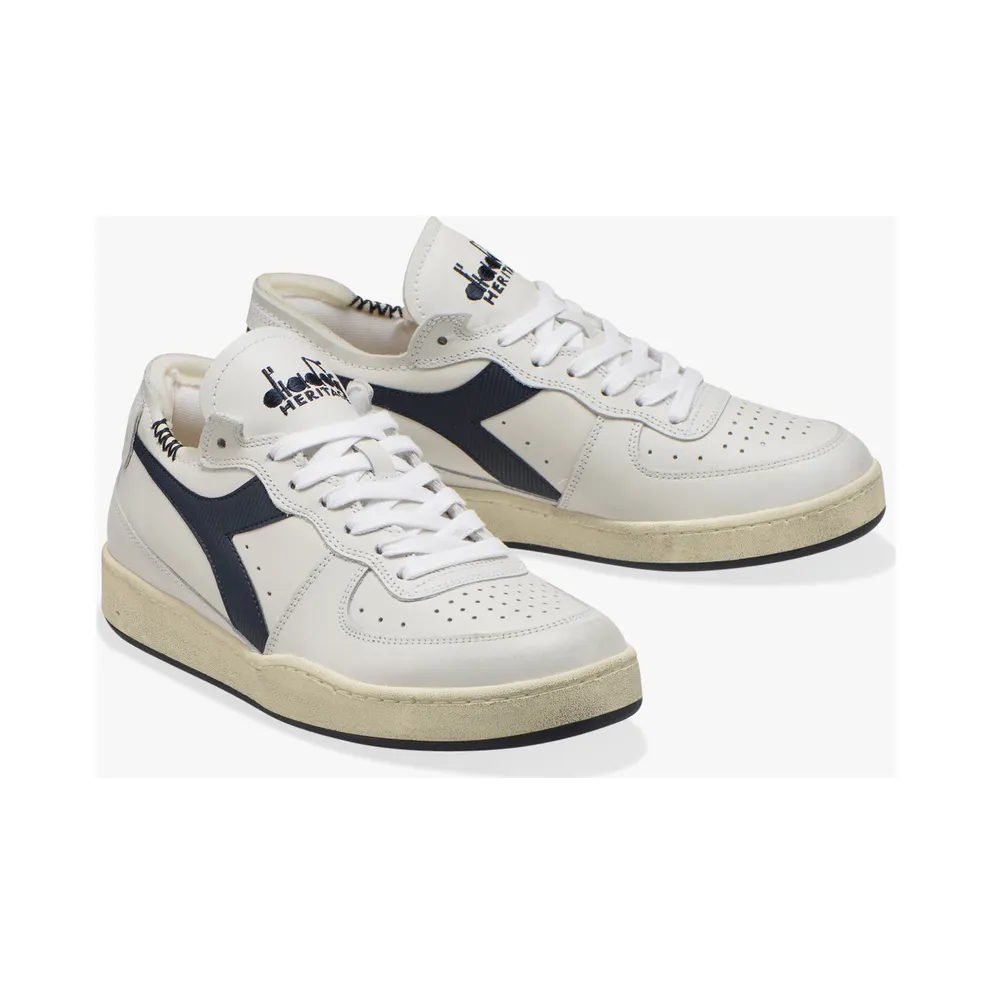 Diadora Mi Basket Row Cut White / Blue Corsaro (201176282C1494)