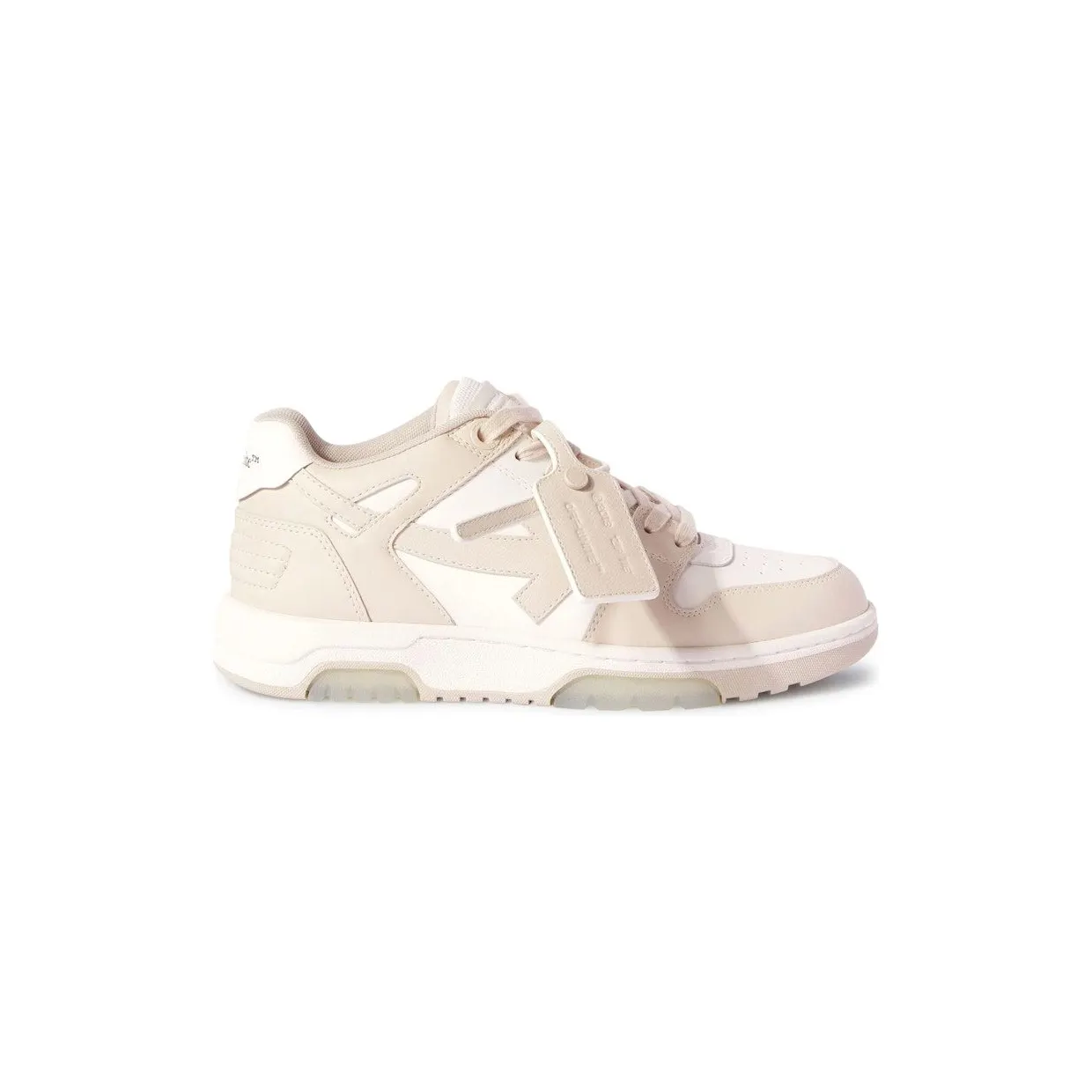OFF-WHITE Out Of Office OOO Low Tops Beige (OWIA259C99LEA0060161)