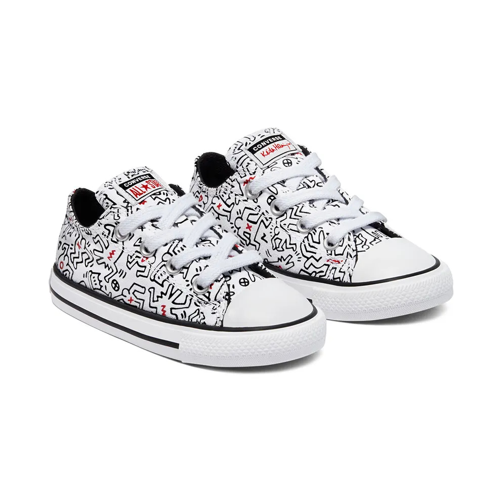 Converse Converse x Keith Haring Chuck Taylor All Star Low Top White/Black/Red (771862C)