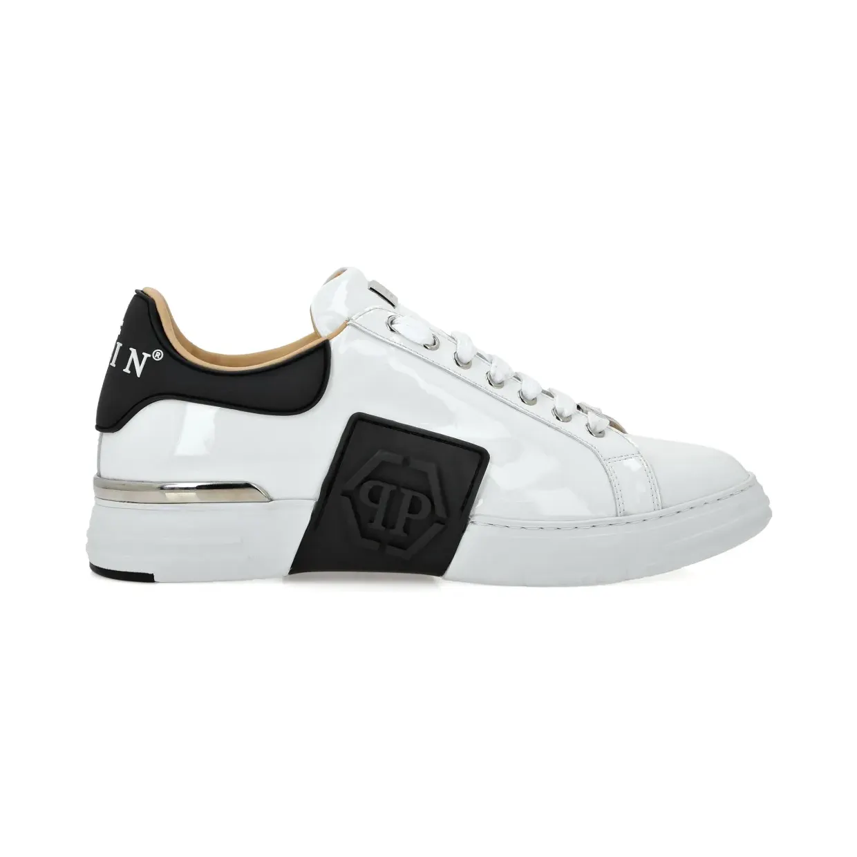 Philipp Plein Hexagon low-top “White” (SAESUSC0667PLE010N)