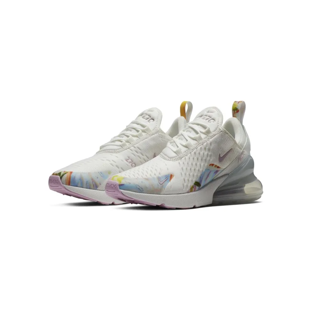 Nike Air Max 270 White Floral (W) Summit White/Light Arctic Pink (AT6819-100)