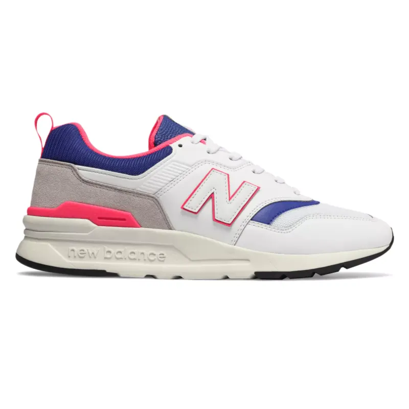 New Balance 997H White White/Pink-Blue (CM997HAJ)