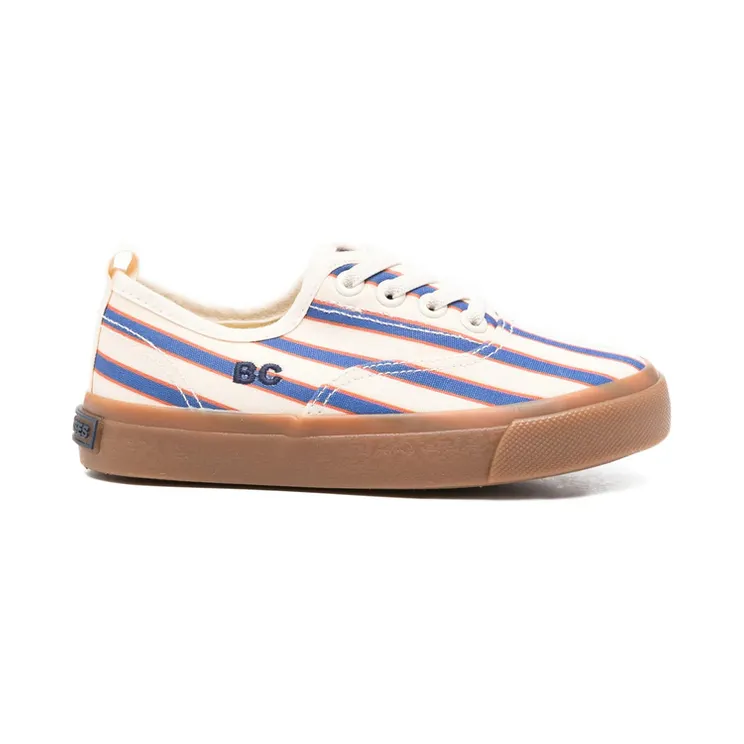 Bobo Choses Striped “Neutrals/Blue” (B126AI034 991)