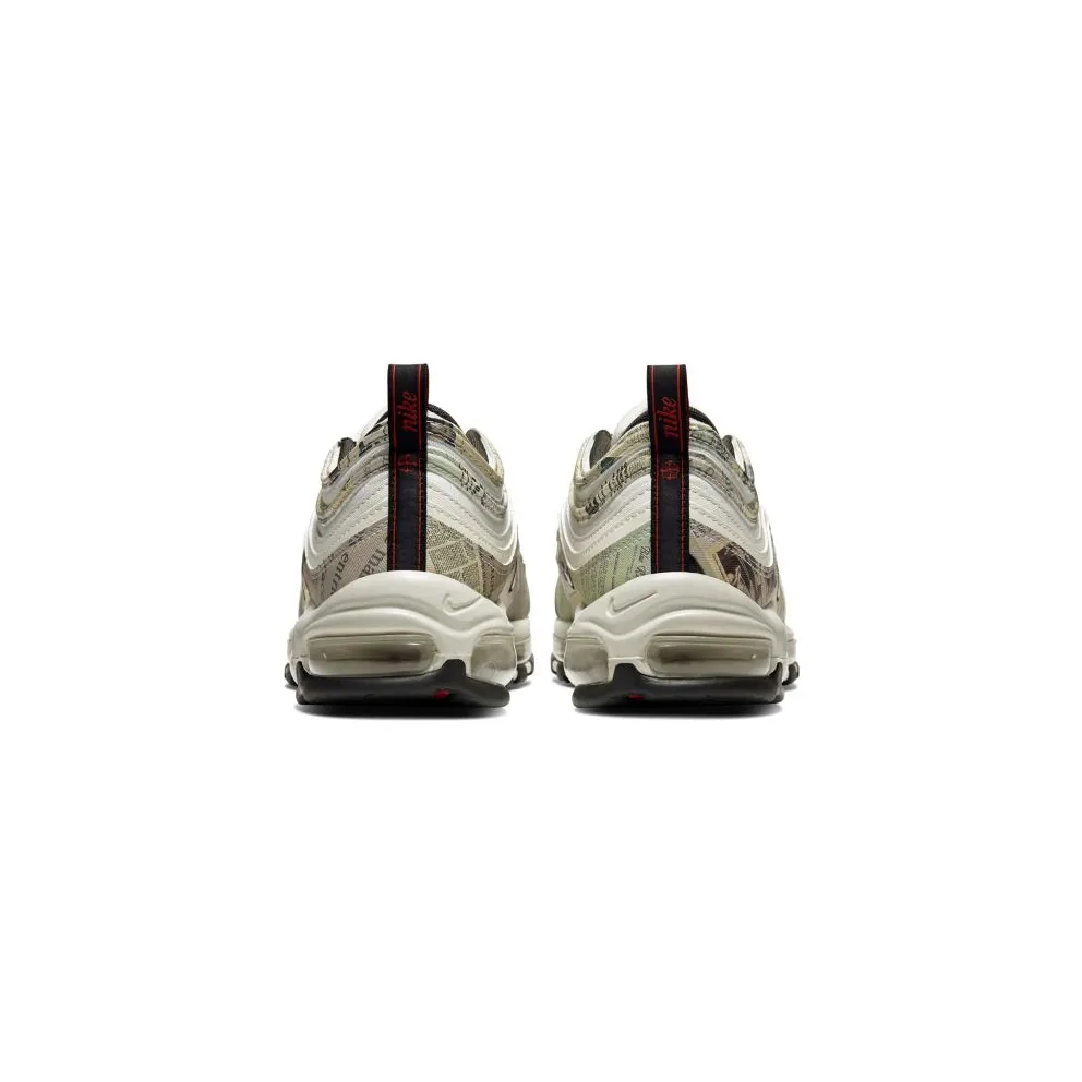 Nike Air Max 97 Newspaper Sail/Black-Team Orange-White (921826-108)