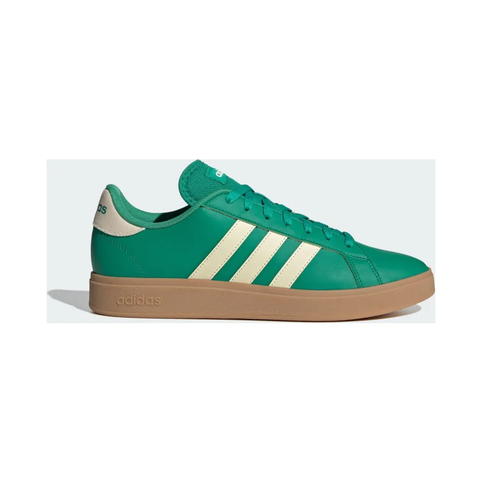 adidas Grand Court Td Lifestyle Court Casual “Court Green / Warm Vanilla / Gum” (JQ0528)