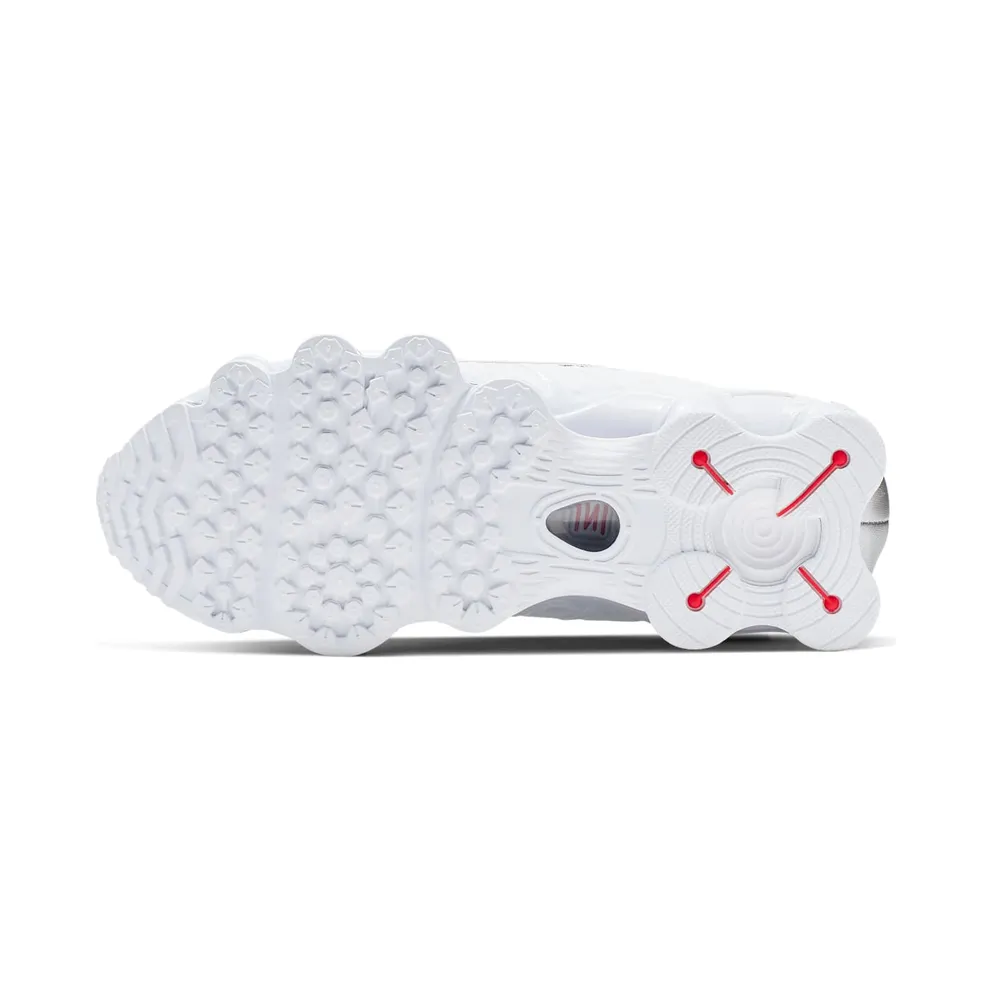 Nike Shox TL White Metallic Silver (W) White/Metallic Silver-Max Orange-White (AR3566-100)