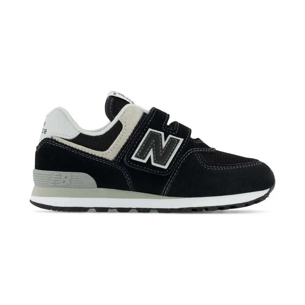 NEW BALANCE 574 Core Hook & Loop “BLACK / WHITE” (PV574EVB)
