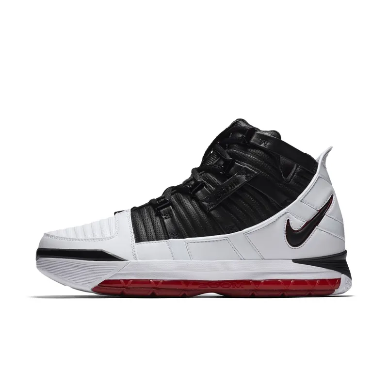 Nike LeBron 3 Home (2019) White/Black-Varsity Crimson (AO2434-101)