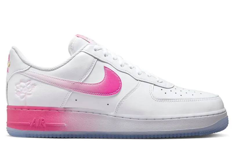 Nike Air Force 1 Low ’07 PRM San Francisco Chinatown Lotus Flower (Special Box) ((Special Box) FD0778-100)