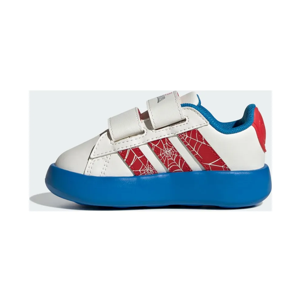 Adidas adidas x Marvel Spider-Man Grand Court Kids Cloud White / Pure Ruby / Bright Blue (JQ8072)