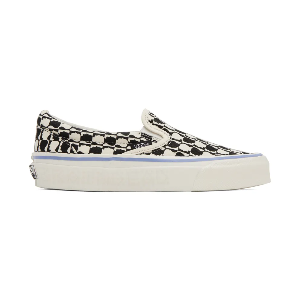 Vans Black & Off-White Brain Dead Edition LX Slip-On Sneakers (VN0A45JKBA21)