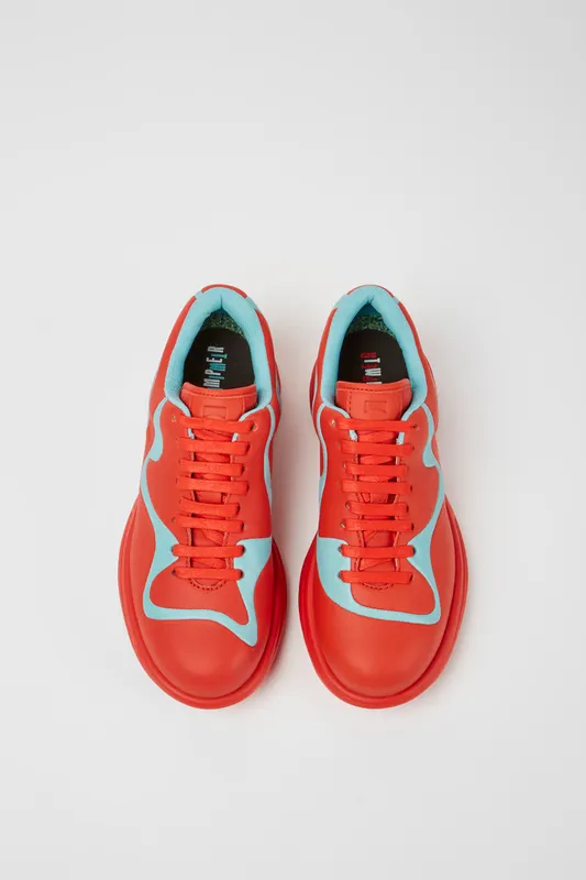 Camper in Colour-Block-Optik – Rot (K201262005)