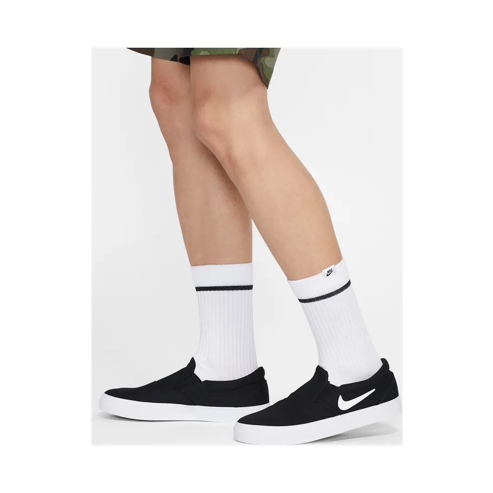 Nike SB Charge Slip Black White Black/Black-White-White (CT3523-001)