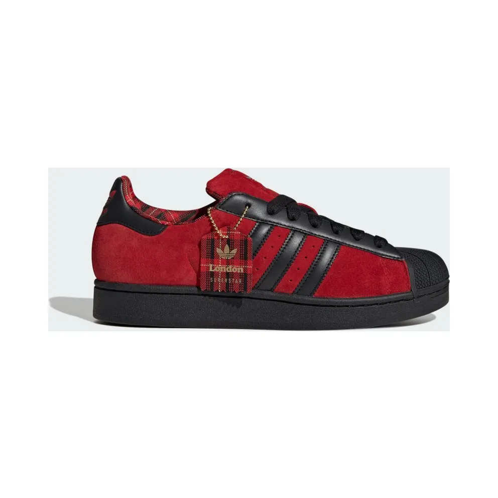 Adidas Superstar II schuhe Better Scarlet / Core Black / Matte Gold (JQ3224)