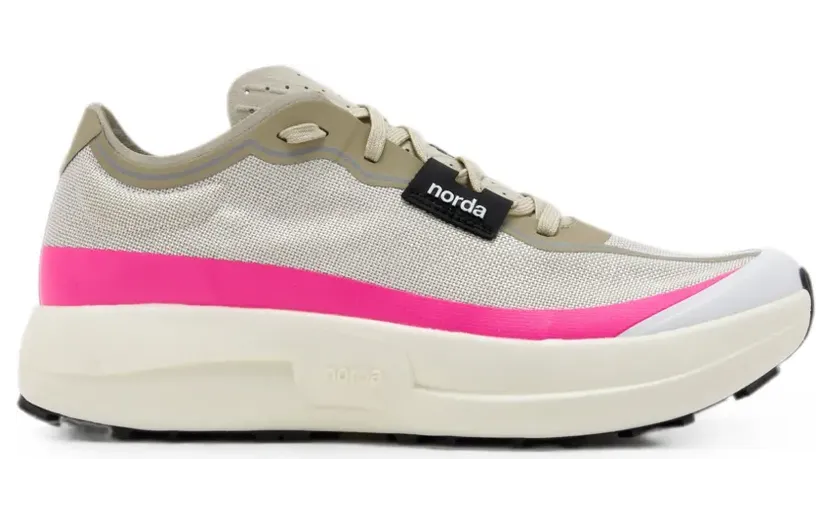 norda 005 sneakers met contrasterende afwerking – Beige (NORDA005WCOMET)