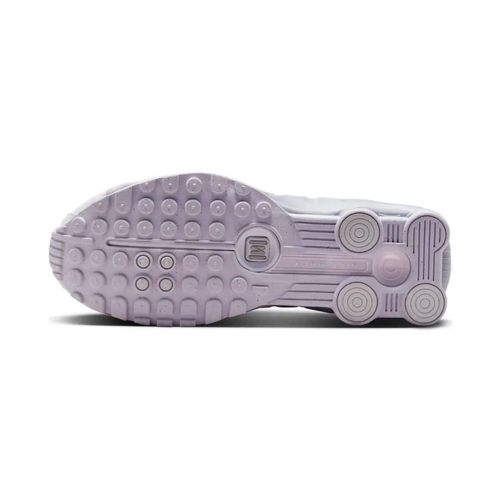 Nike Shox R4 White/Metallic Platinum/Platinum Tint/Barely Grape (HF5076-100)