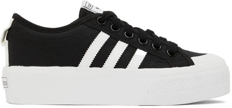 Adidas Nizza Platform Core Black / Cloud White / Cloud White (FV5321)