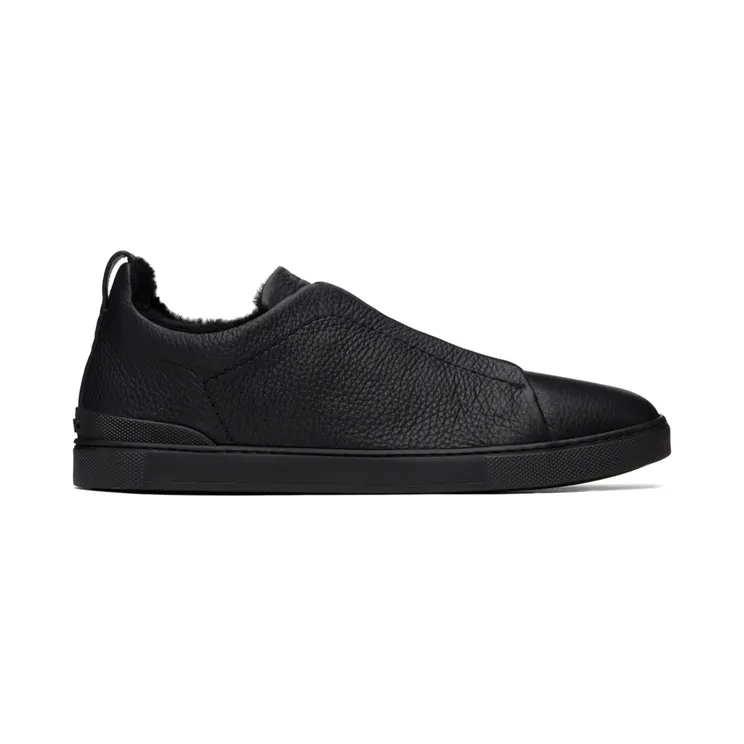 ZEGNA Black Triple Stitch™ Sneakers (LHCLM-S4668Z)