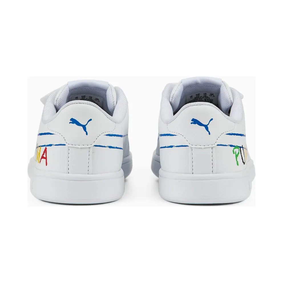 Puma Smash v2 Home School Black/Blue/Green (38620002)