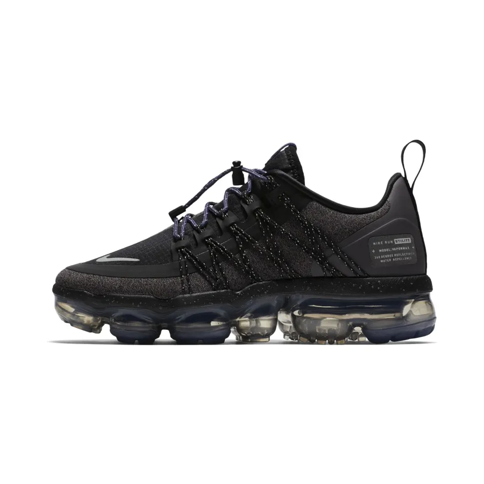 Nike Air VaporMax Run Utility Black Reflect Silver (W) Black/Reflect Silver-Thunder Grey (AQ8811-001)