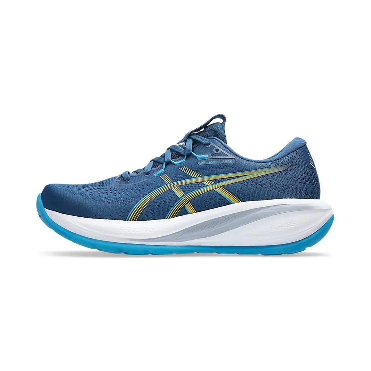 ASICS GEL-CUMULUS 28 “Twilight Blue / Yamabuki” (1011C143-403)