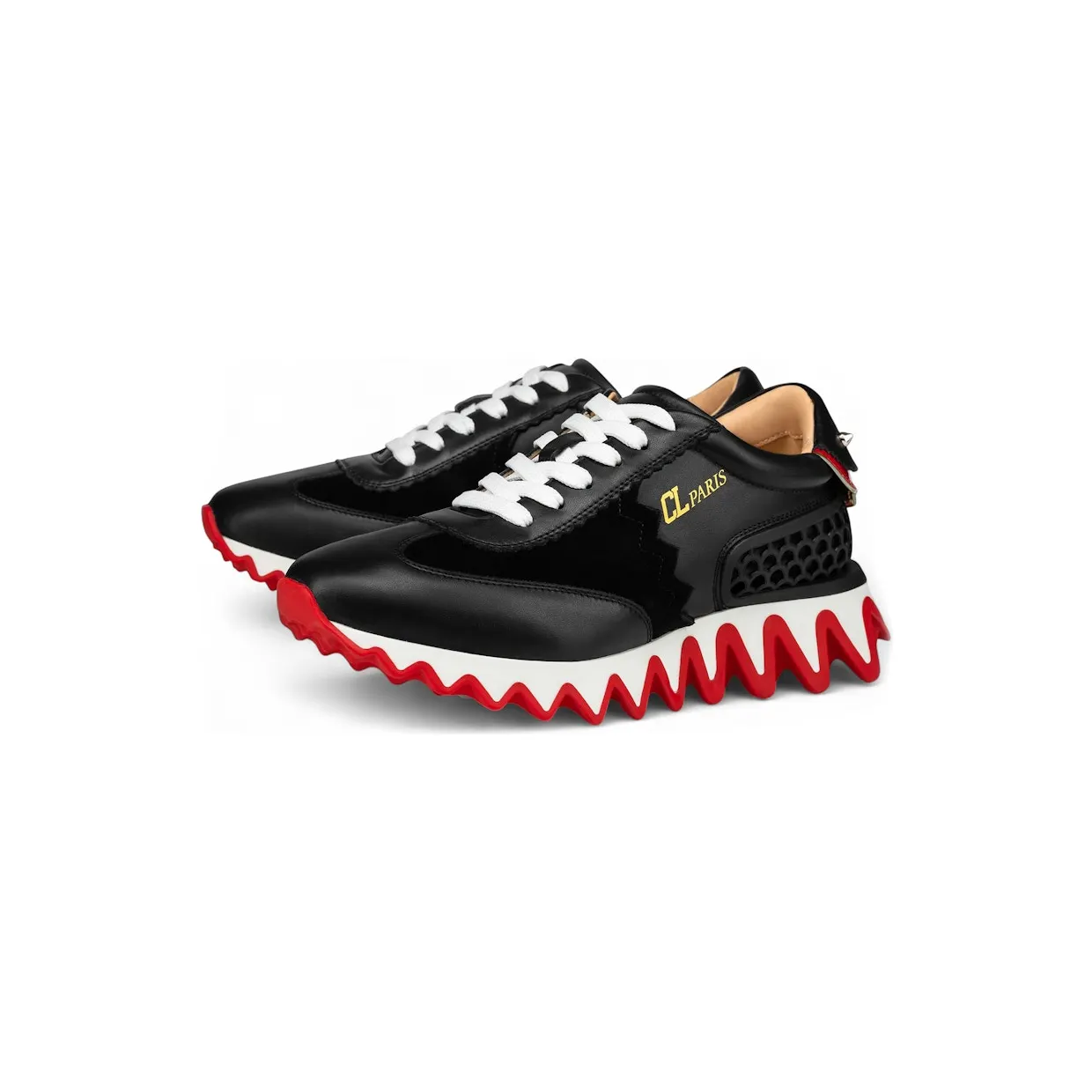 Christian Louboutin Loubishark Black Red White (3201324H358)