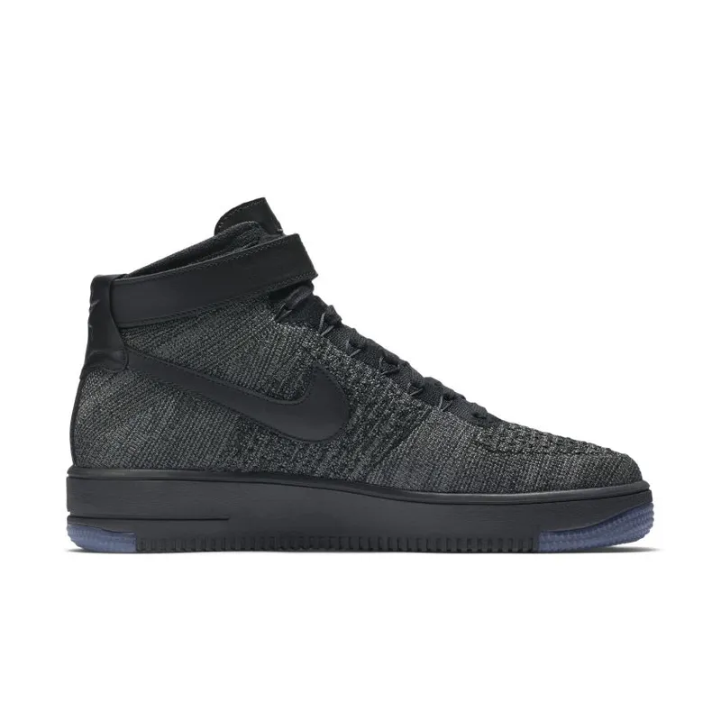 Nike Air Force 1 Ultra Flyknit Mid Dark Grey Black Dark Grey/Black (817420-001)