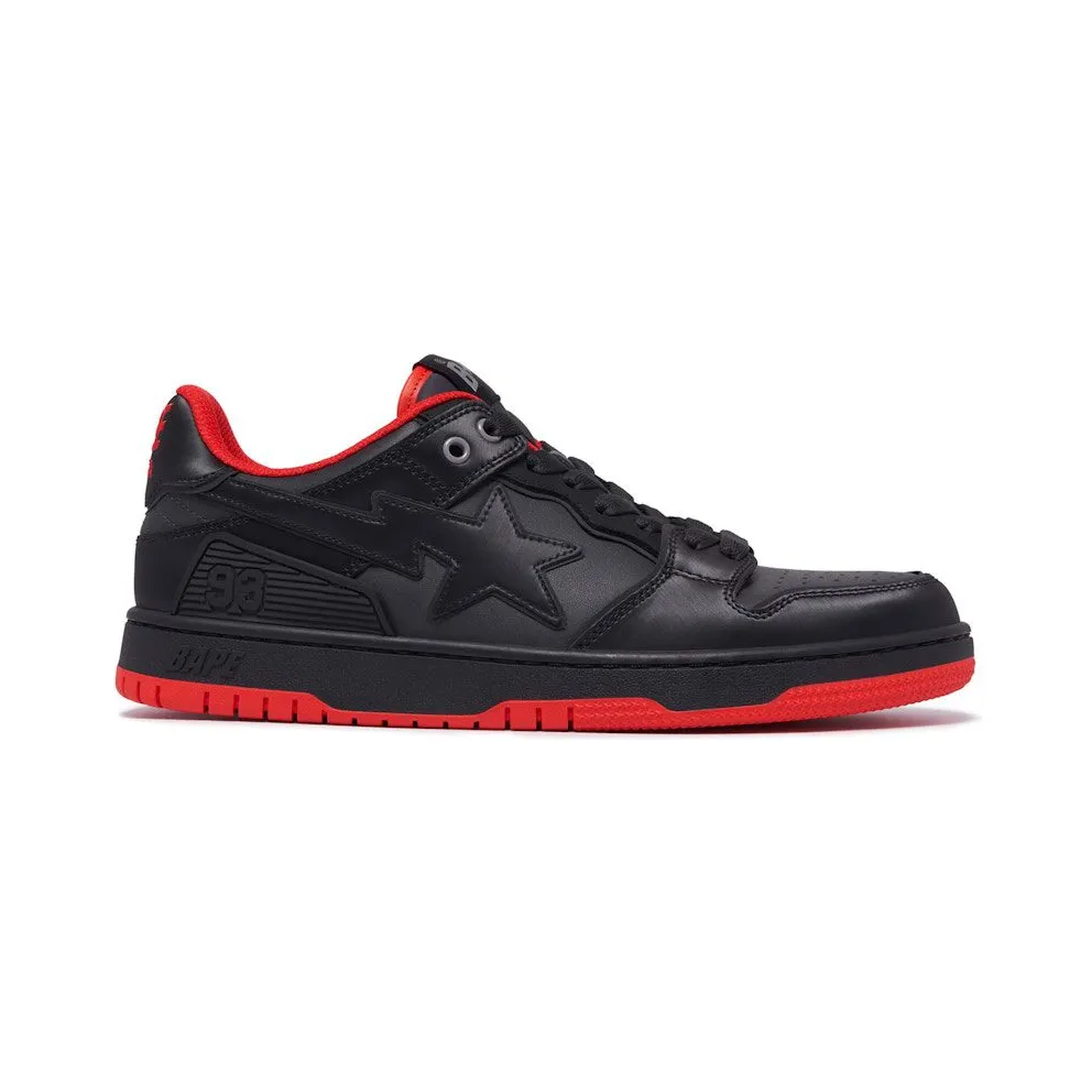 A Bathing Ape Sk8 Sta #4 Grey Black Red (1K30-191-311-GRA)