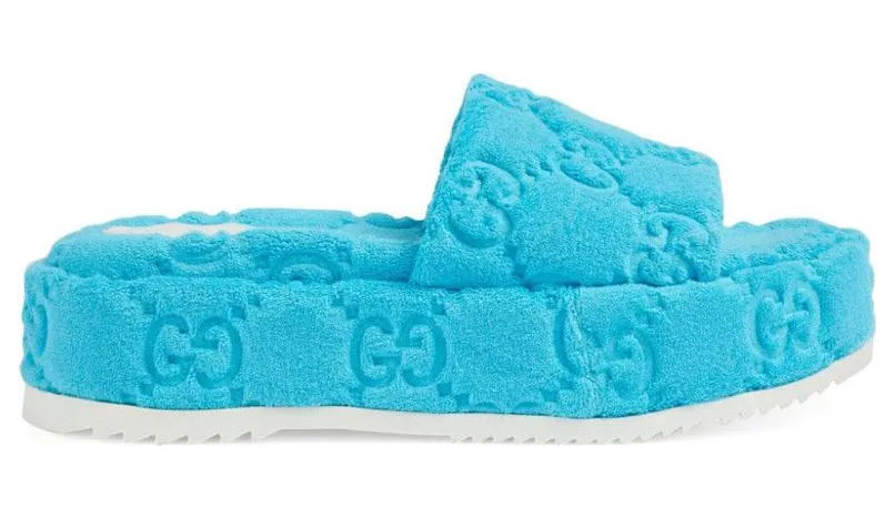 Gucci GG Platform Sandal Blue (700599 U2O00 4917)
