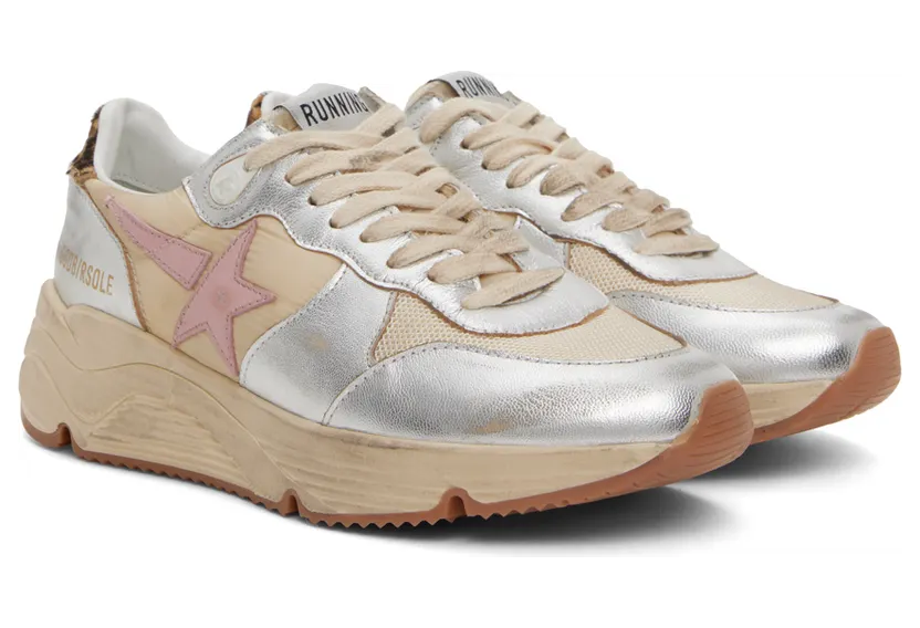 Golden Goose Beige Running Sole Low-Top Sneakers (GWF00215.F003242.81788) (4)
