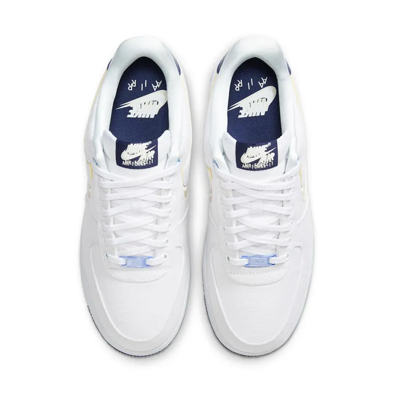 Nike Air Force 1 Low White Canvas Navy Sole (DB3541-100)