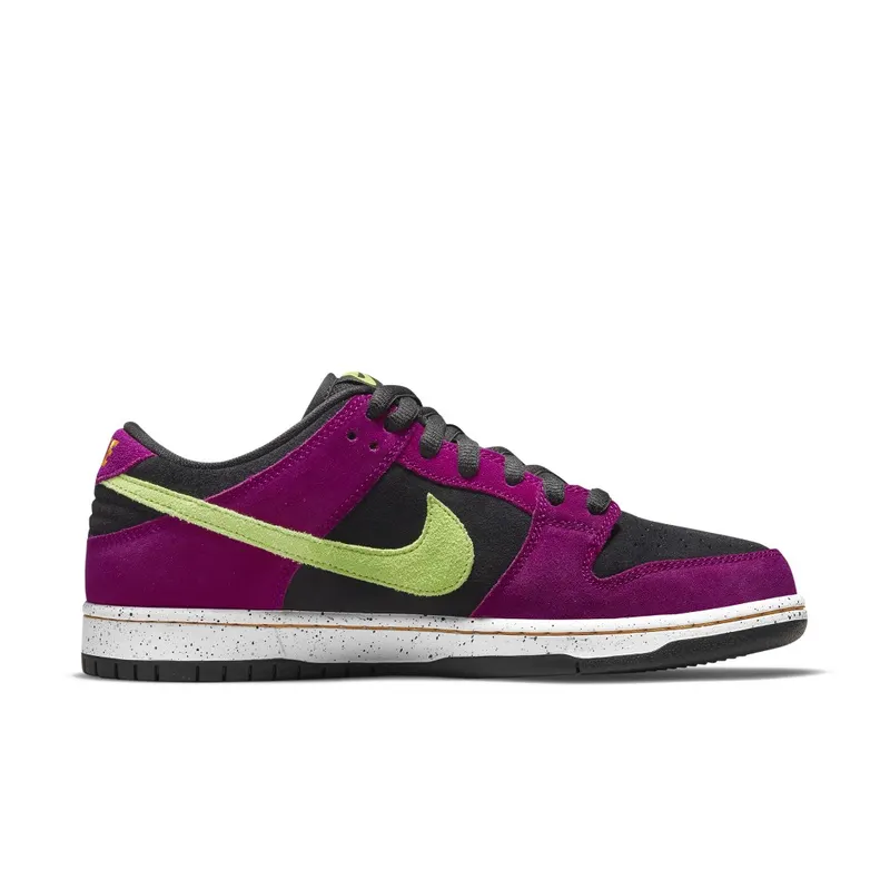 Nike SB Dunk Low Pro ‘Red Plum’ (2021) – “Redplum / Citron / Black / Taxi” (BQ6817-501)