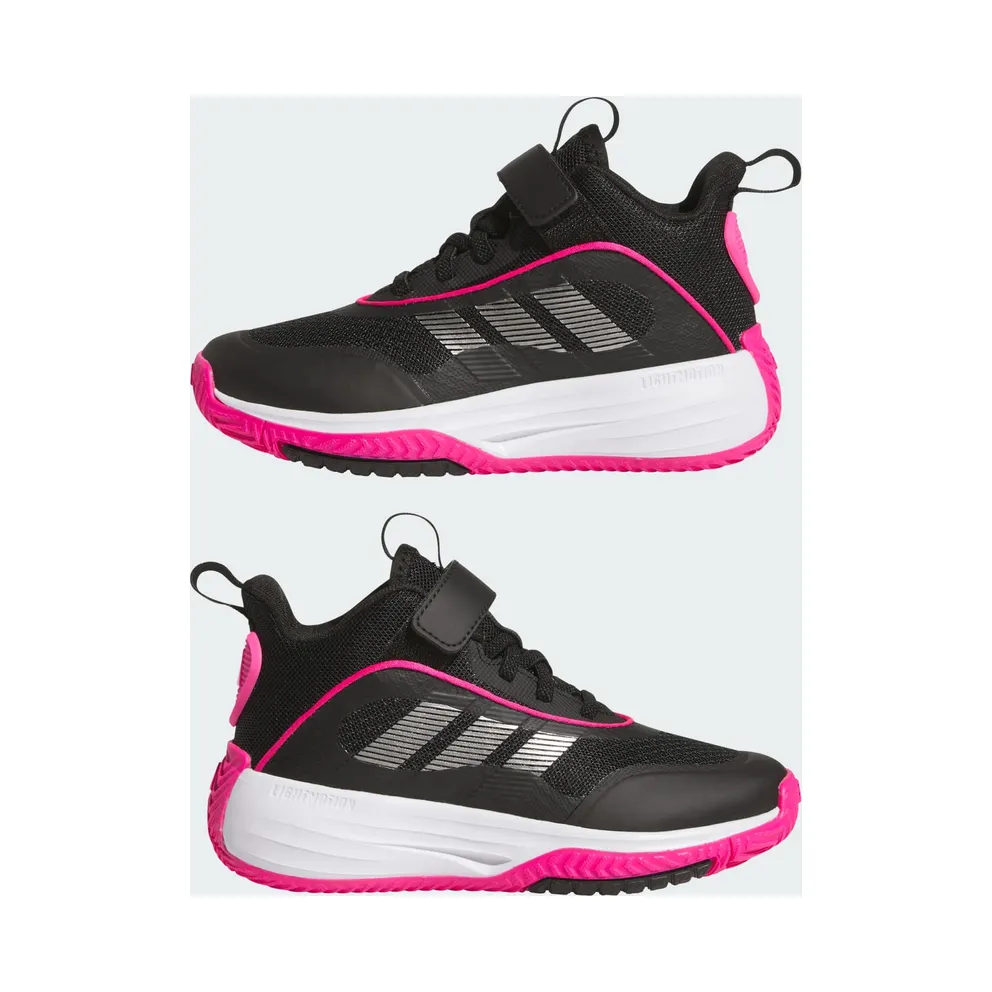 adidas Ownthegame 3.0 Core Black Iron Metallic Shock Pink (JQ7941)