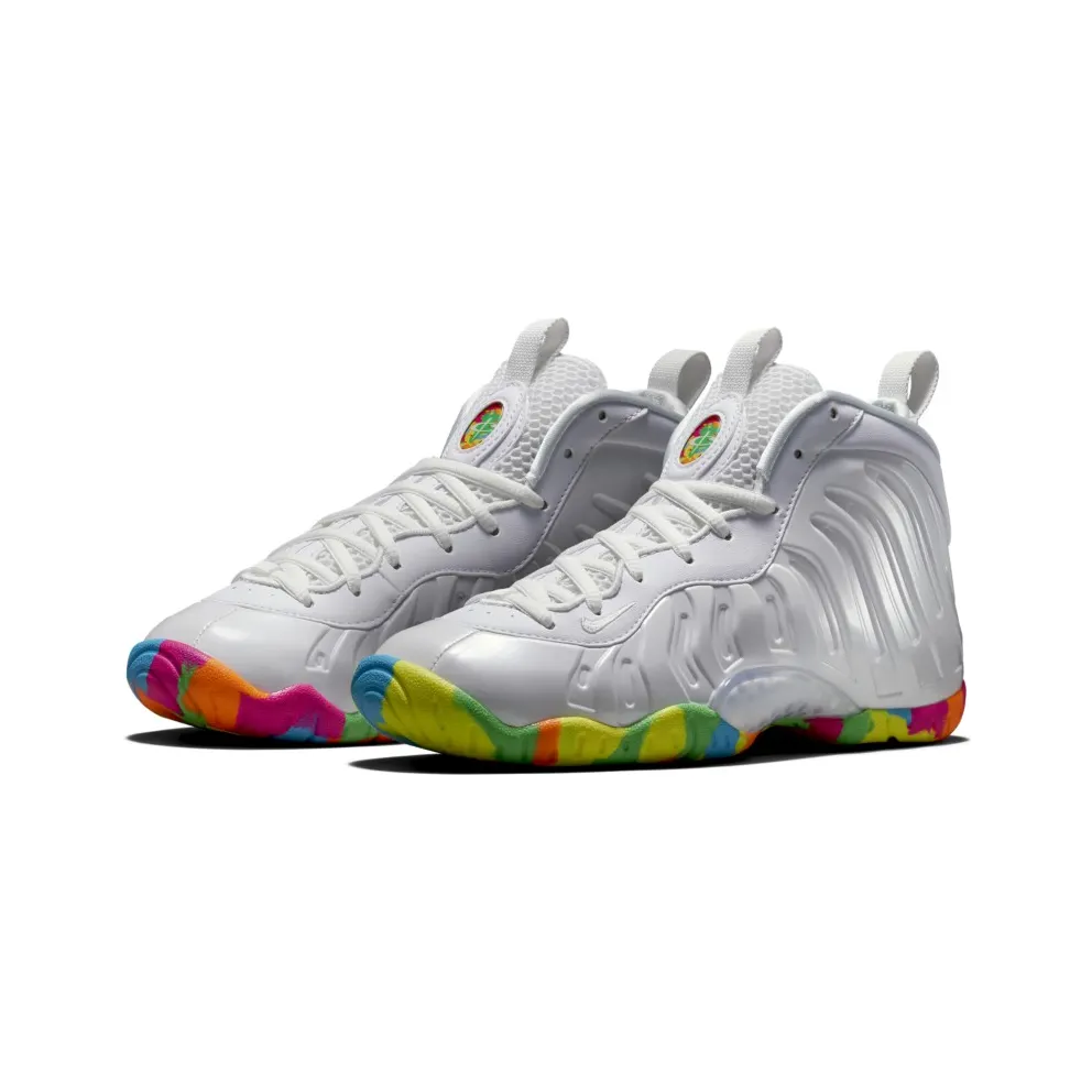 Nike Air Foamposite One White Fruity Pebbles 2015 (GS) White/Psn Green-Pnk Fl-Cscd (644791-100)
