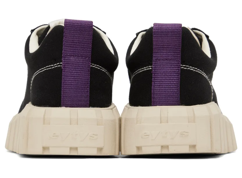 Eytys Black Canvas Odessa Sneakers (OACB) (2)