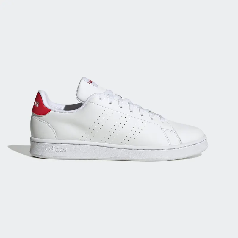 Adidas Advantage Cloud White / Cloud White / Better Scarlet (HR0235)