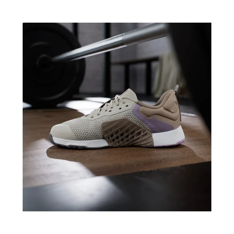 Adidas Dropset 3 Training Beige / Grey Strata / Powder Plum (JR1675)