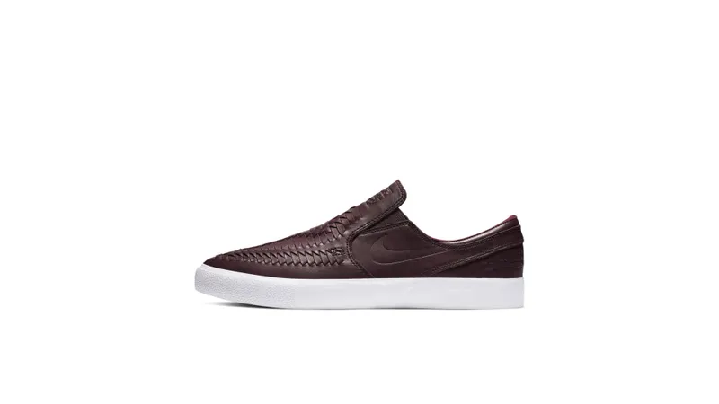 Nike SB Zoom Stefan Janoski Slip RM Crafted Woven Mahogany Mahogany/White-Gum Light Brown-Mahogany (AR4883-201)