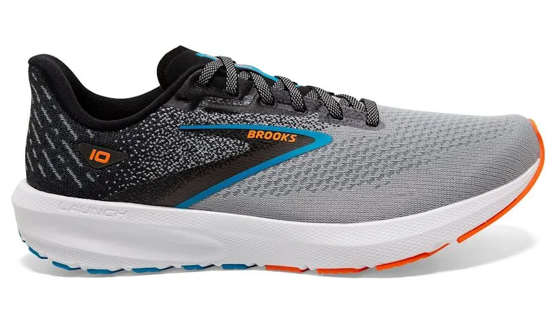 Brooks Launch 10 Black Grey Orange Clown Fish (110409-1D-019)