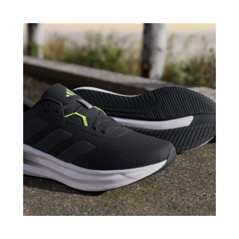 adidas Galaxy 7 Core Black Carbon Lucid Lemon (JQ2625)
