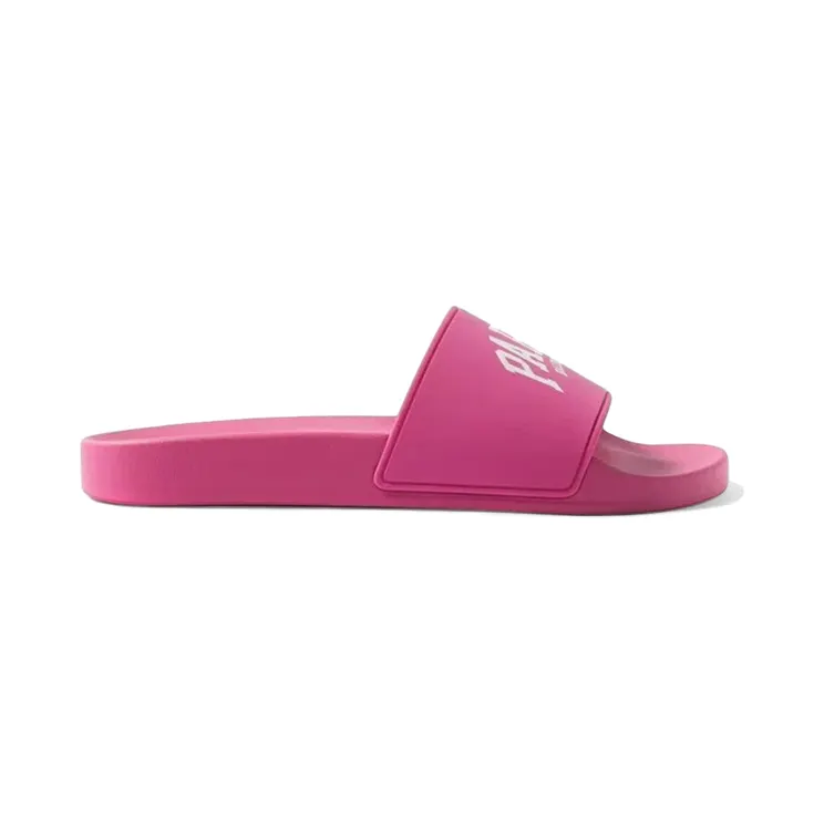 Balenciaga Pool Slides Cities Paris Pink White (689030 W1S9A 5301)