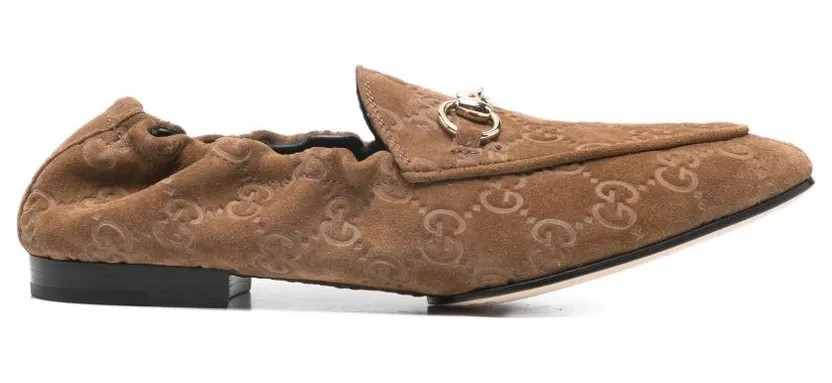 GUCCI Mocassins Jordaan Pour Femme, Taille 38.5 FR (854414AADWE2118)