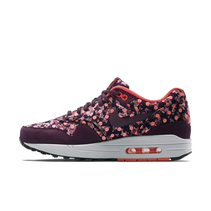 Nike x Liberty of London Air Max 1 WMNS Burgundy (540855-600)