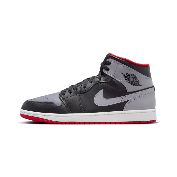 Nike Air Jordan 1 Mid Bred Shadow “Black / Fire Red / White / Cement Grey” (DQ8426-006)