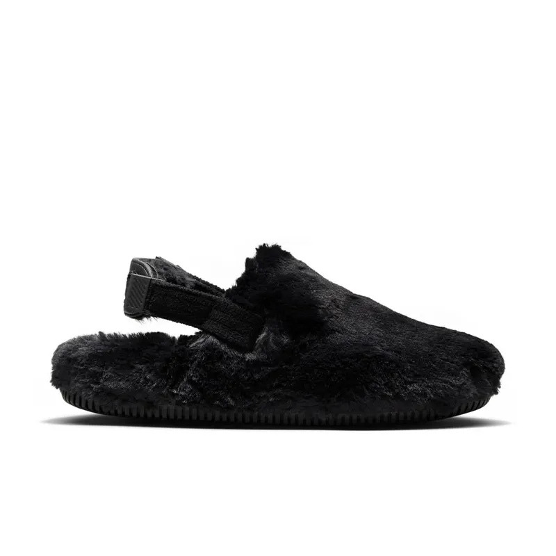 Nike Calm Mule Fur “Black” (FZ3119-001)